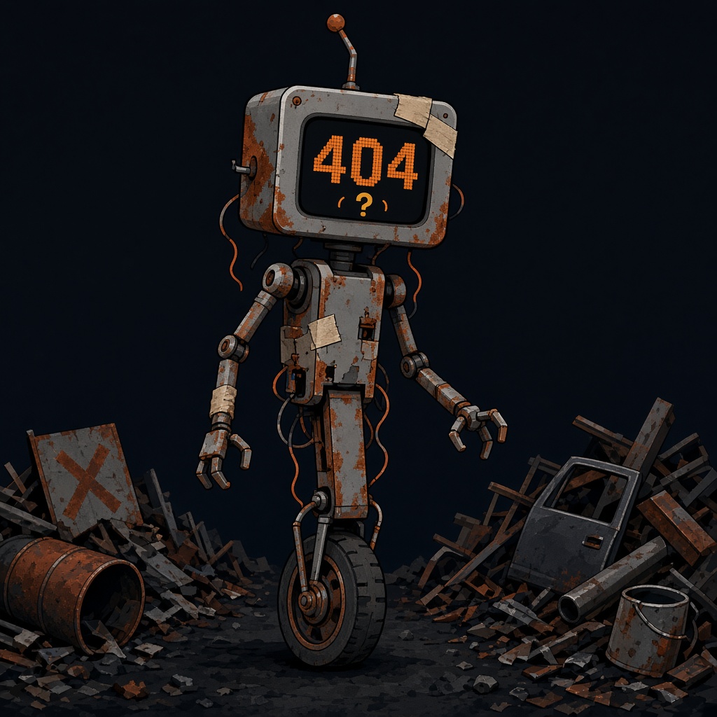 R2D404 droid concept on one wheel